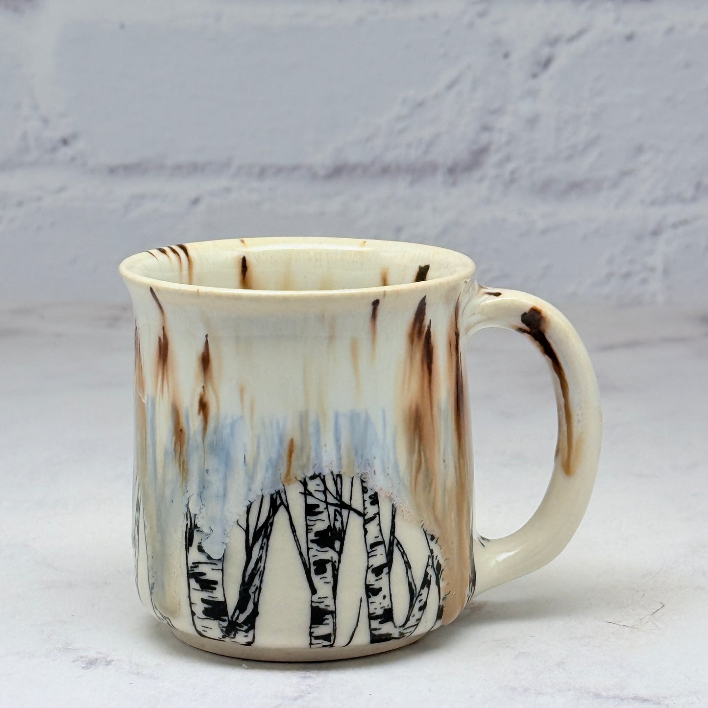 Cream with Birch Espresso Mug