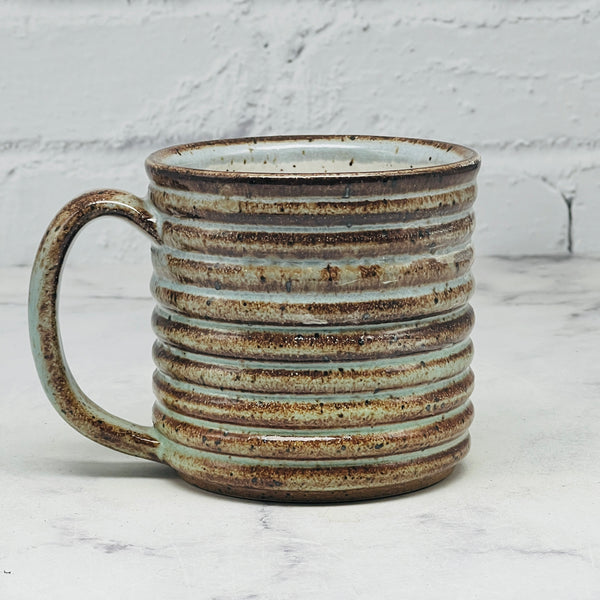 Blue & Green Textured Small Mug 1