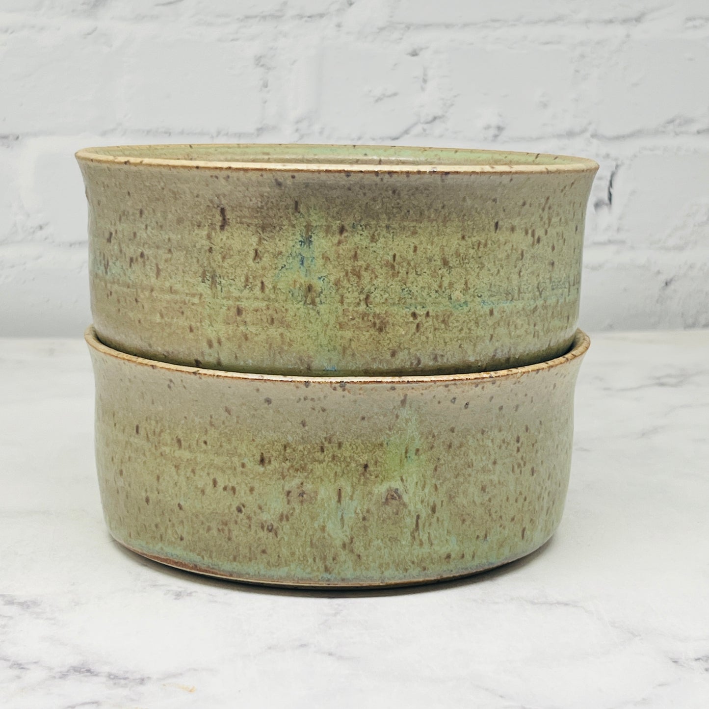 Green Water/Food Pet Dish Set
