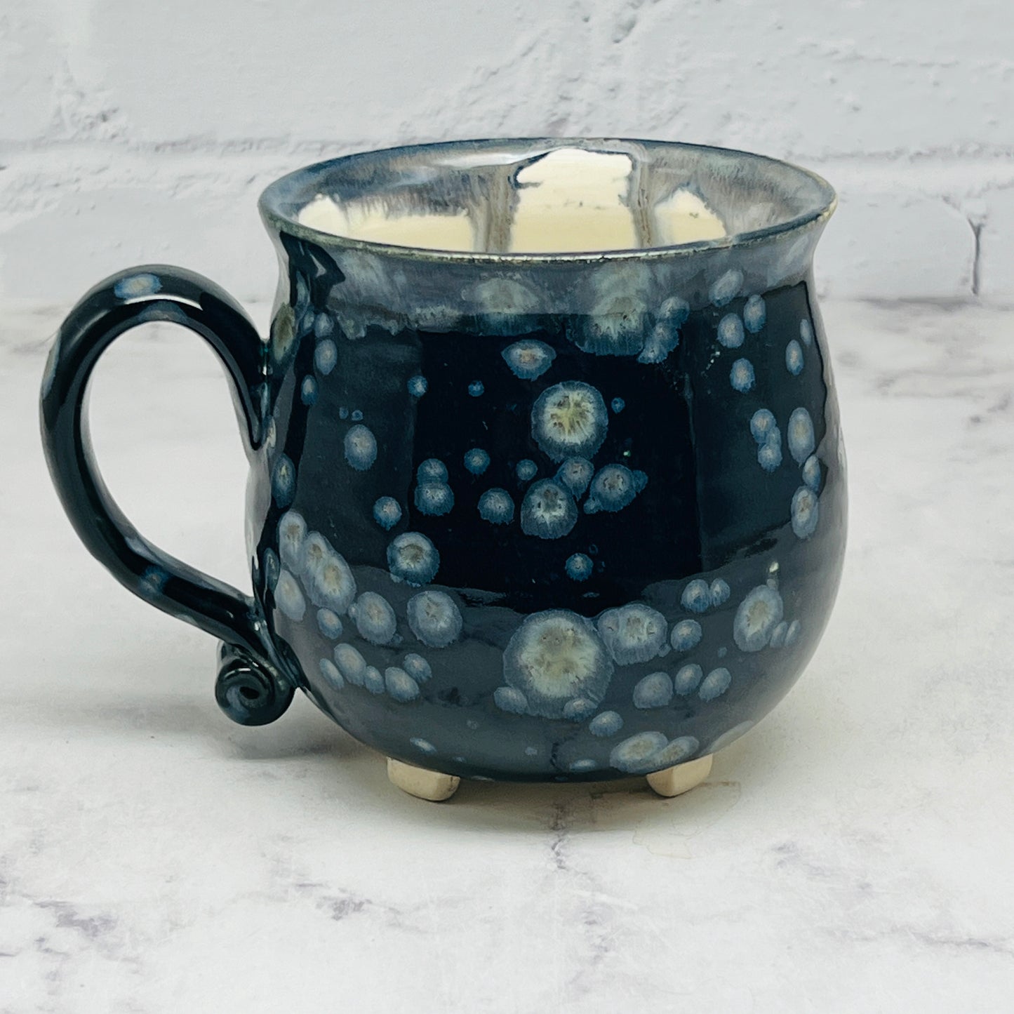 October Speckled Black Cauldron Mug Preorder