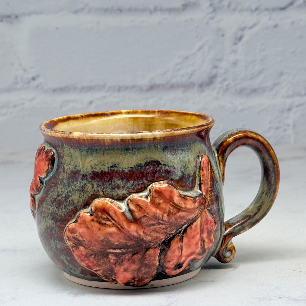 3-D Fall Leaves Teacup 2