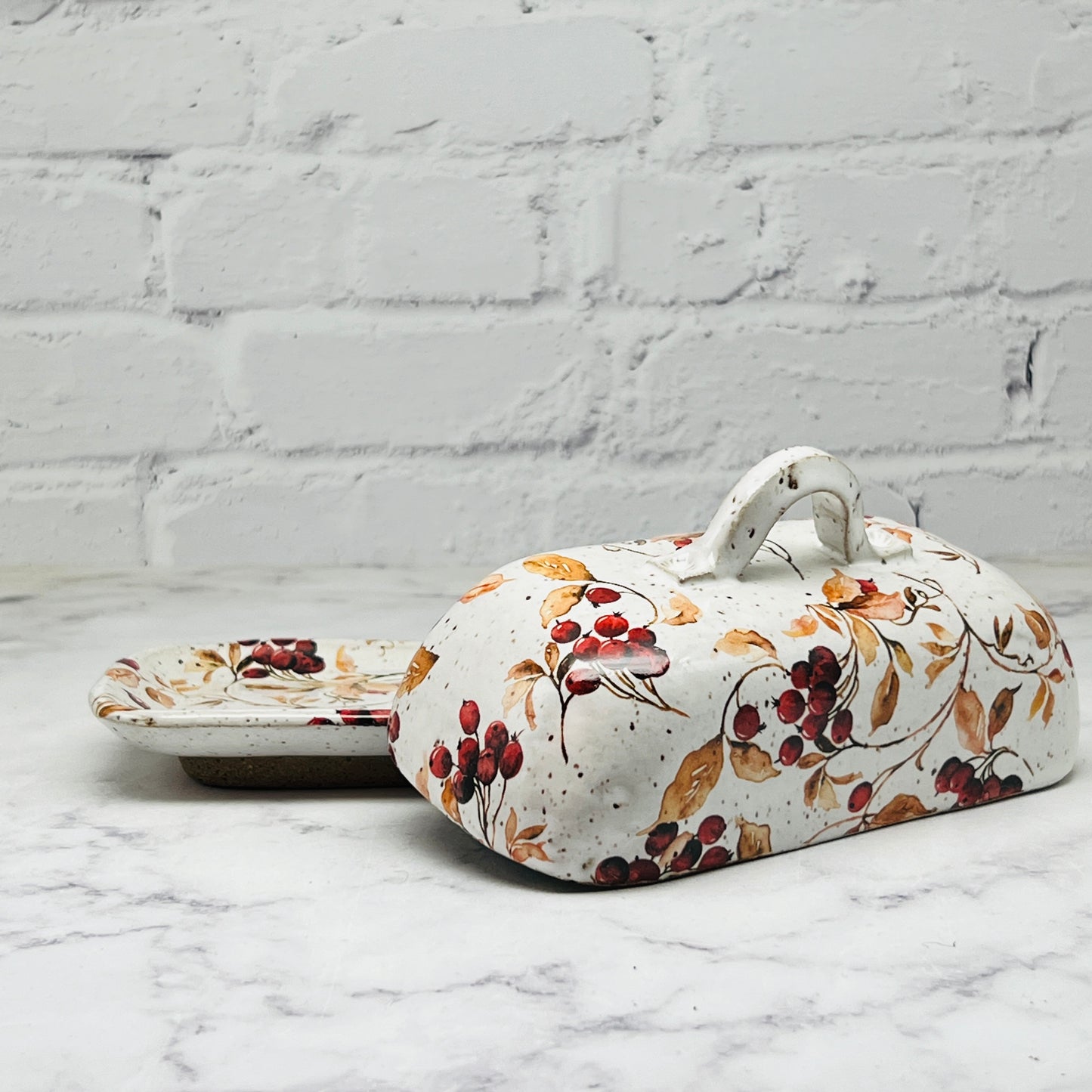 Fall Foliage Butter Dish Preorder