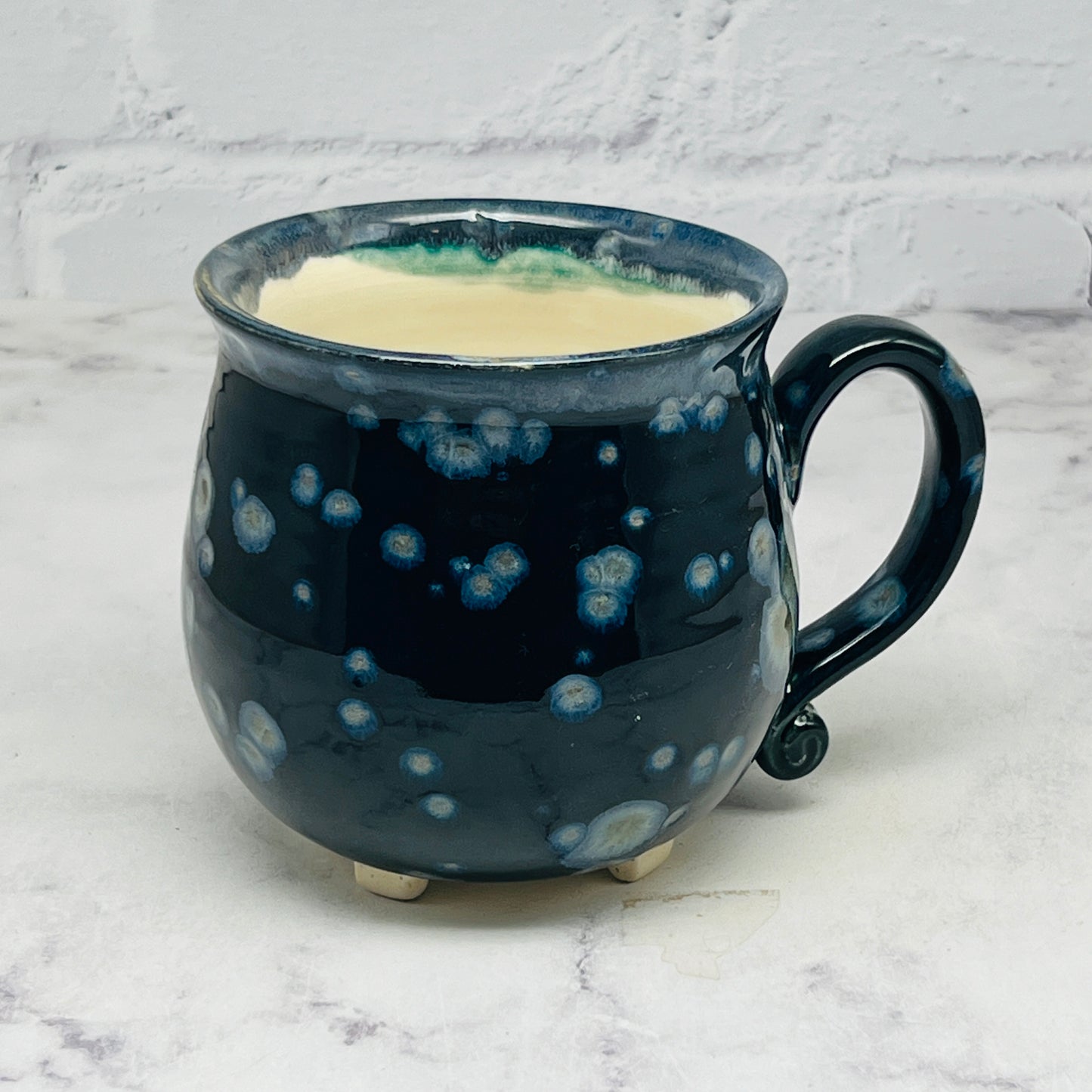 October Speckled Black Cauldron Mug Preorder