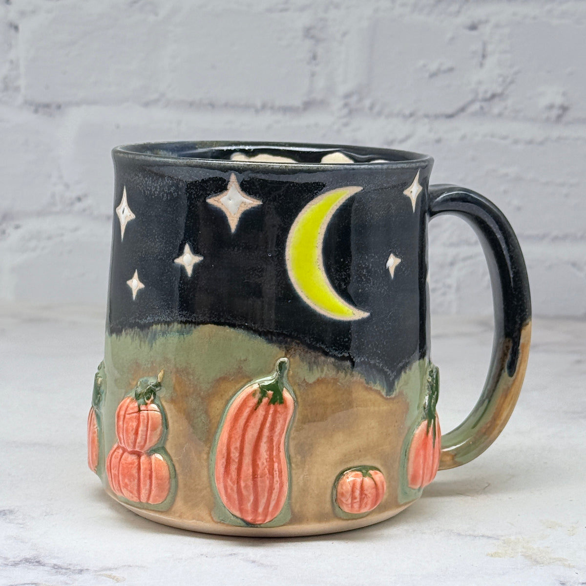 3-D Pumpkins Mug 8