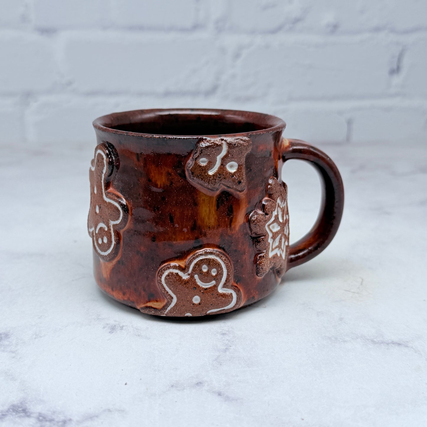 3-D Gingerbread Small Mug 4