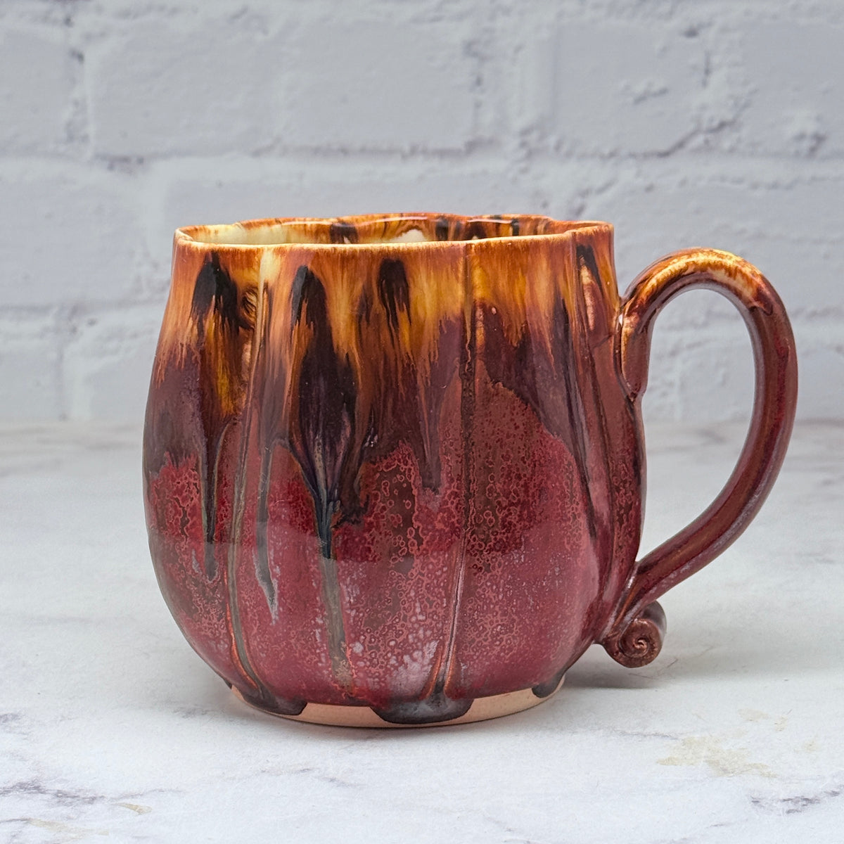 Copper Pumpkin Mug 3