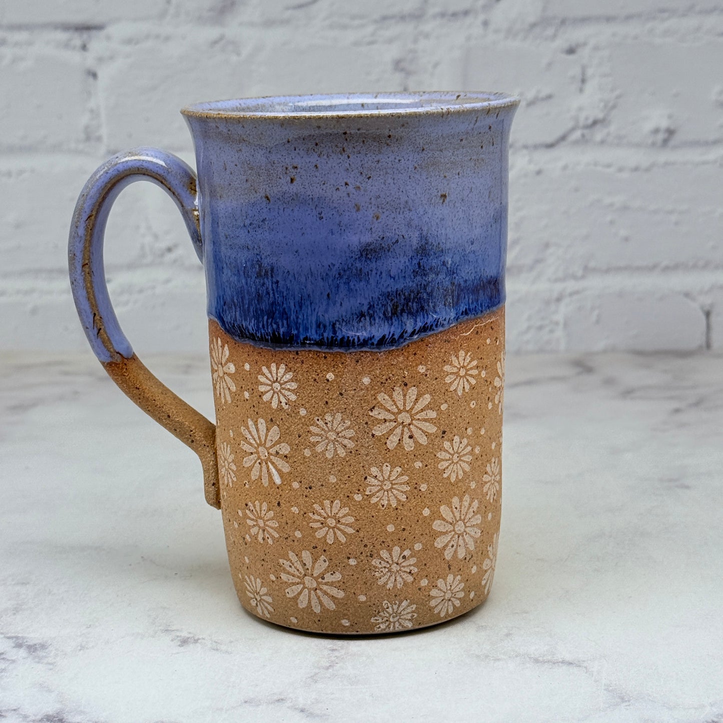 Purple with Daisies Mug