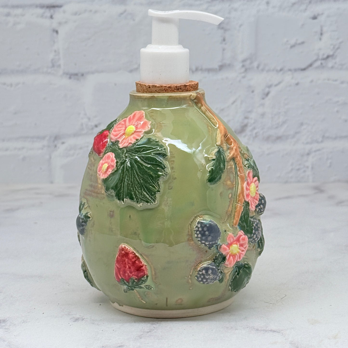 3-D Berries Soap Dispenser 1