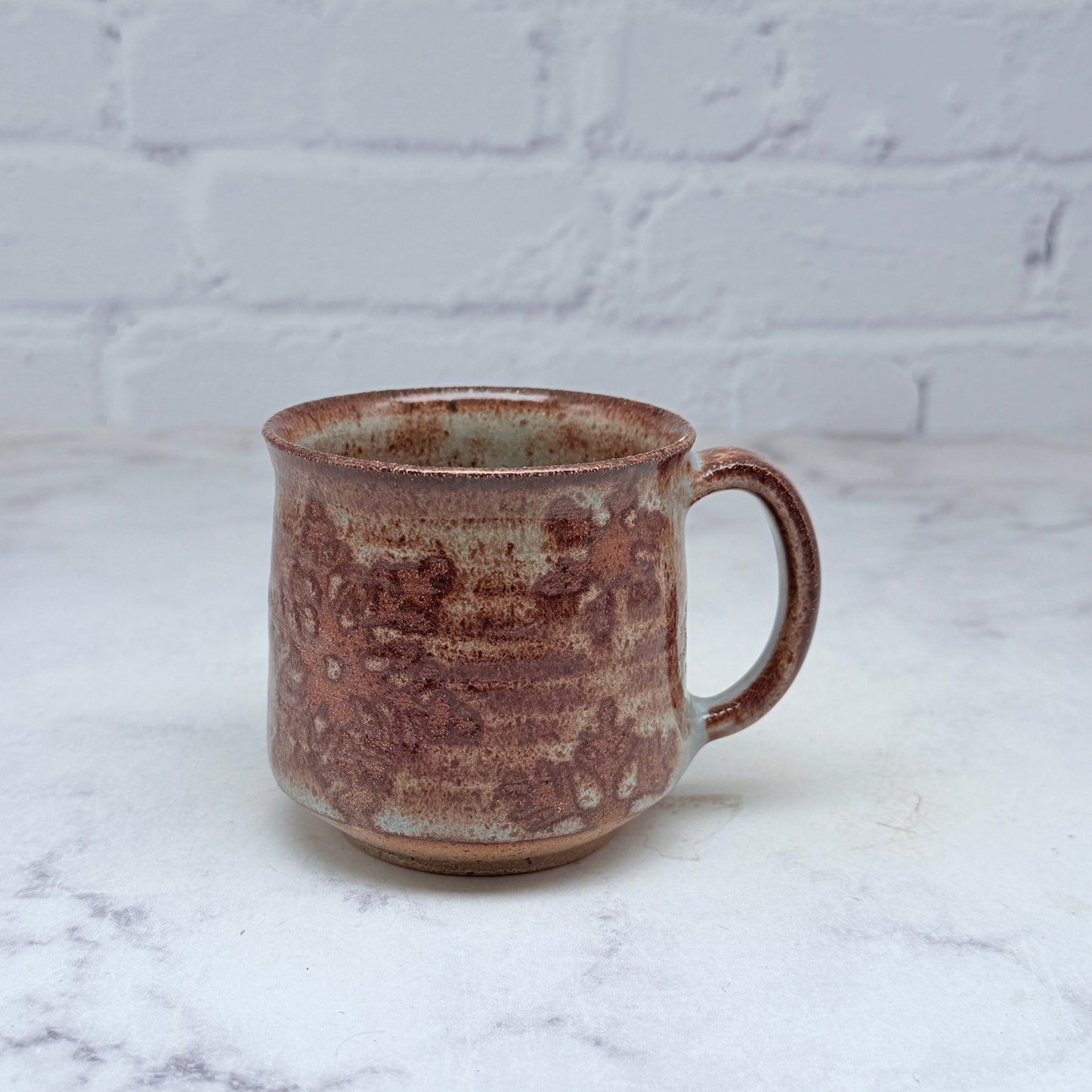 Light Blue with Snowflakes Espresso Mug 1