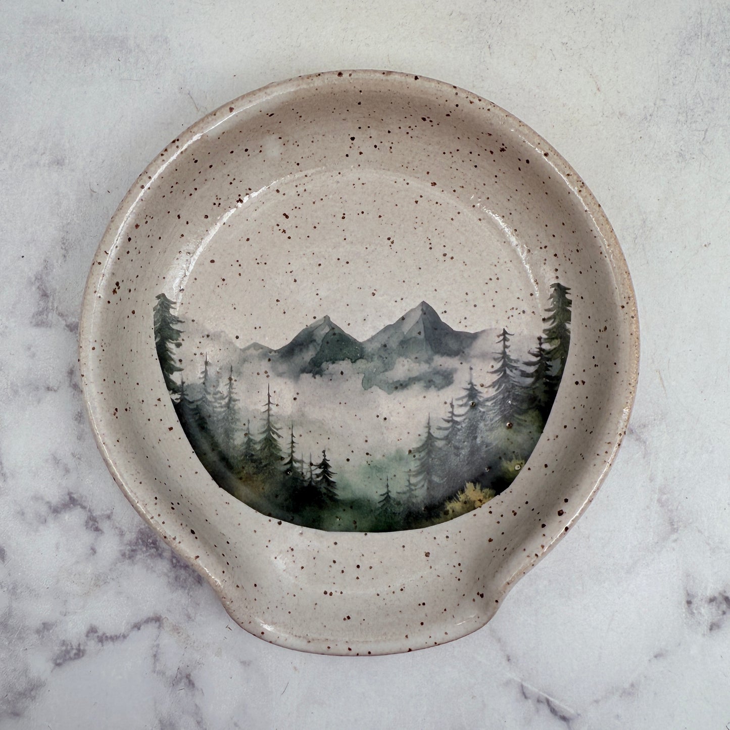 Green Mountains Spoon Rest