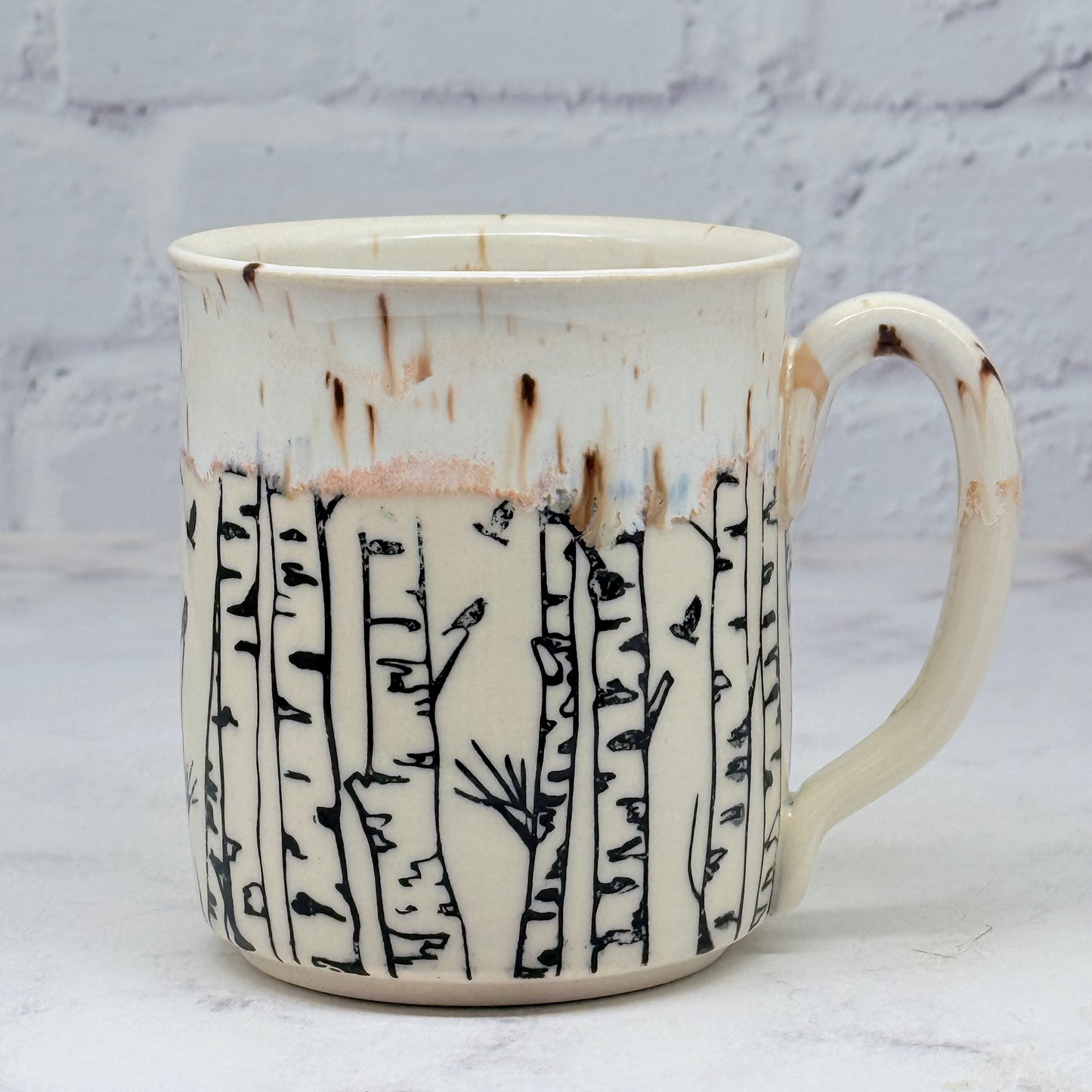 Cream with Birch Mug 2