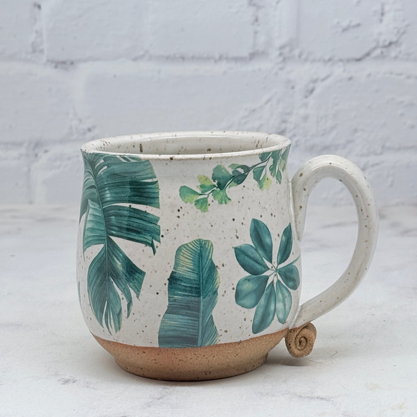Tropical Leaves Teacup 2
