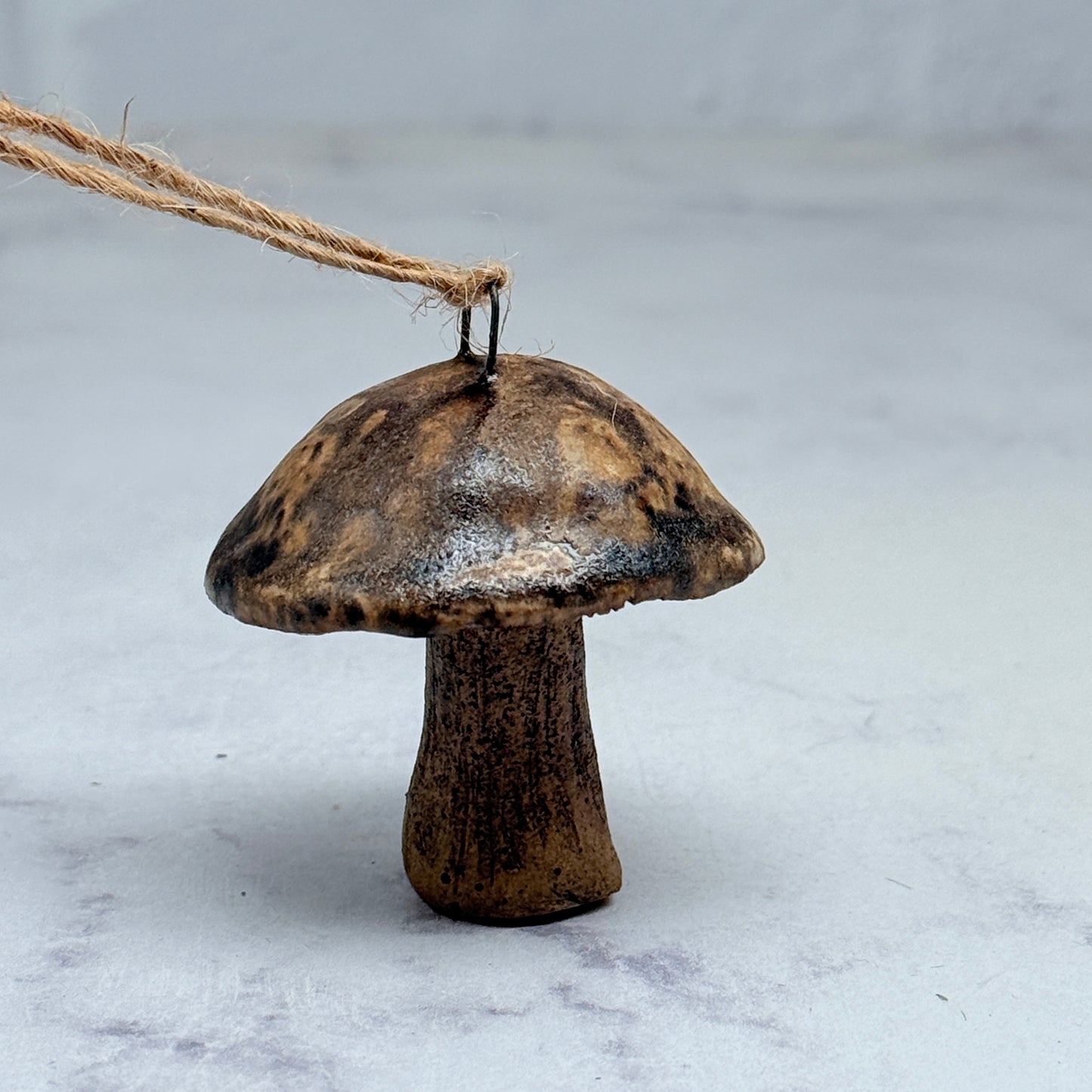 Brown Mushroom Ornament 2