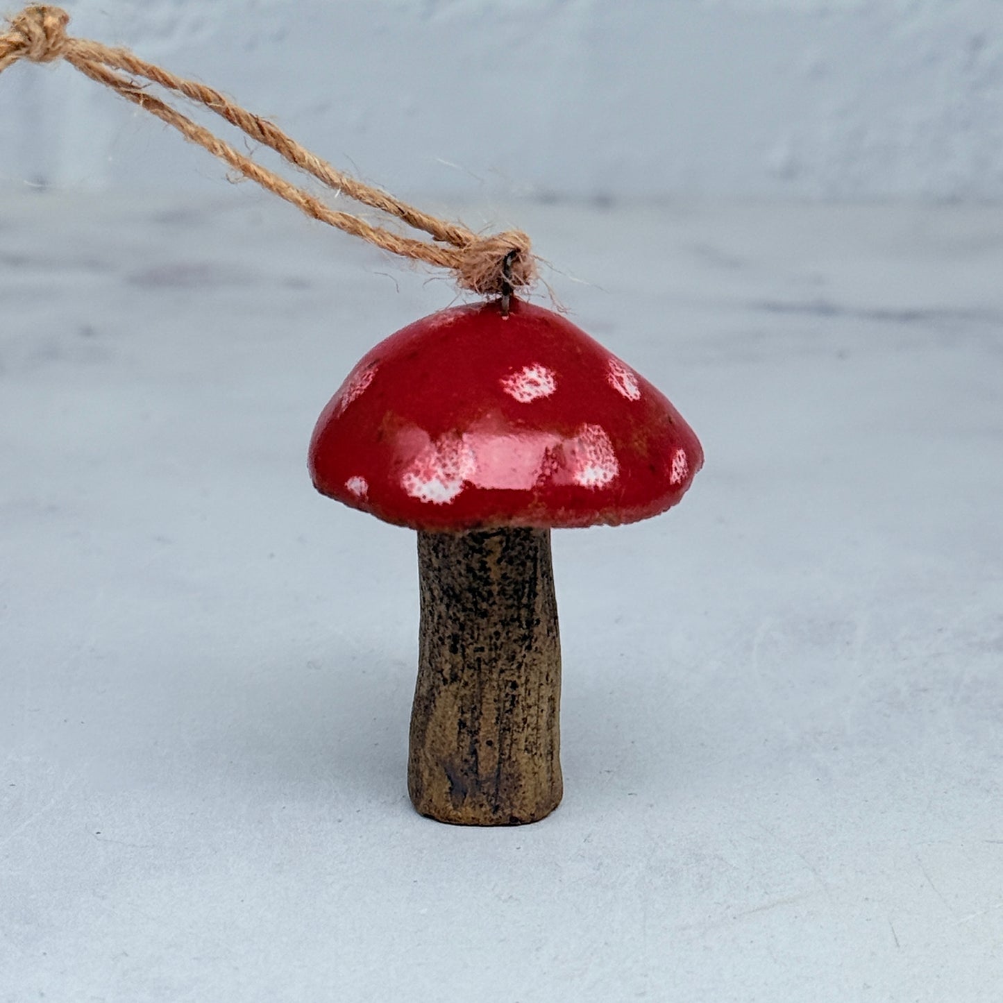 Red Mushroom Ornament 2
