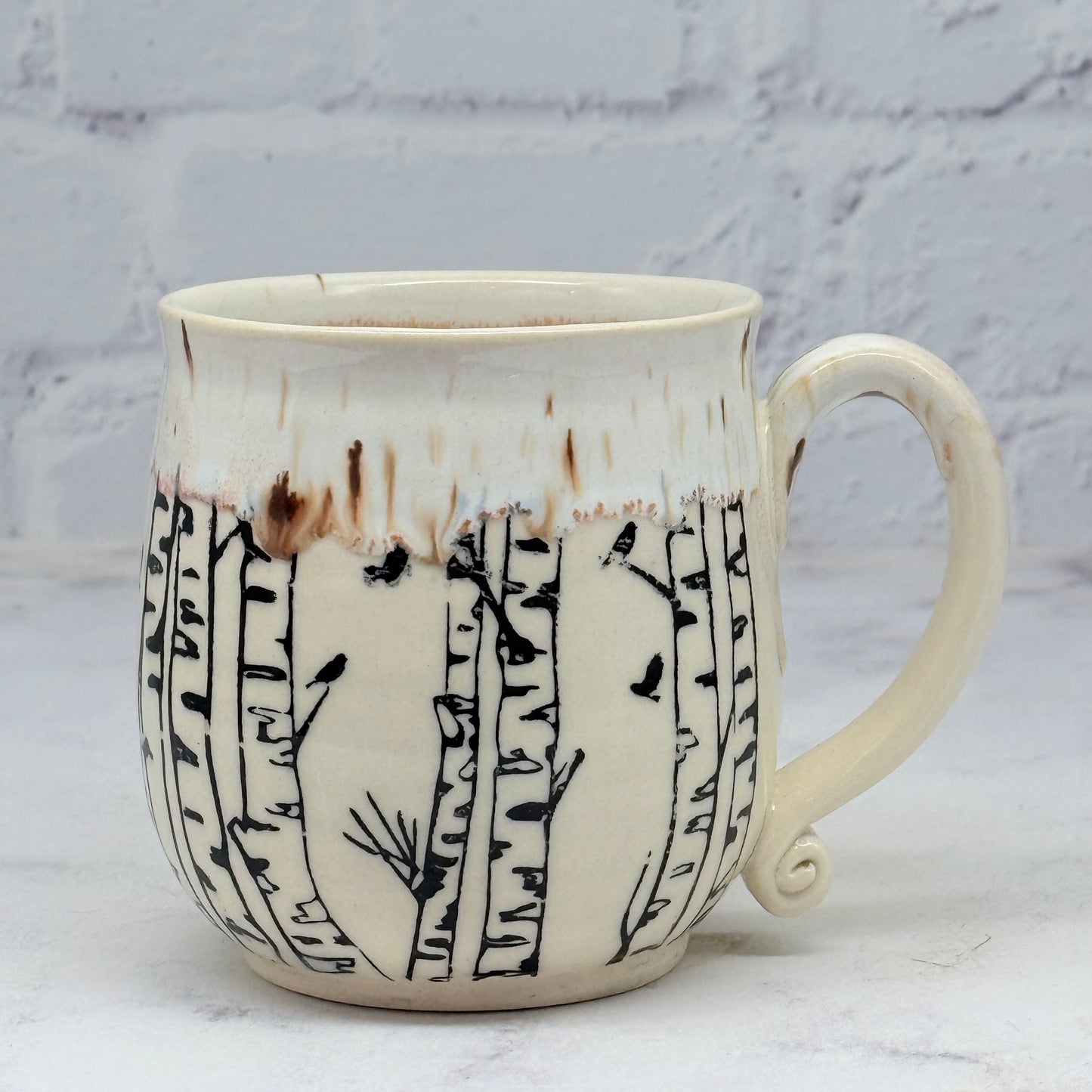 Cream with Birch Teacup 2