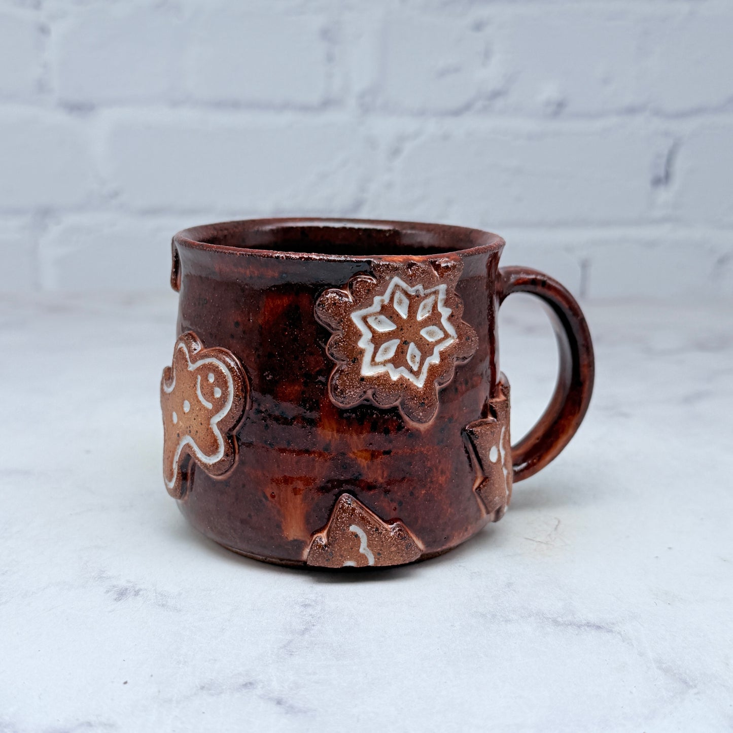 3-D Gingerbread Small Mug 7