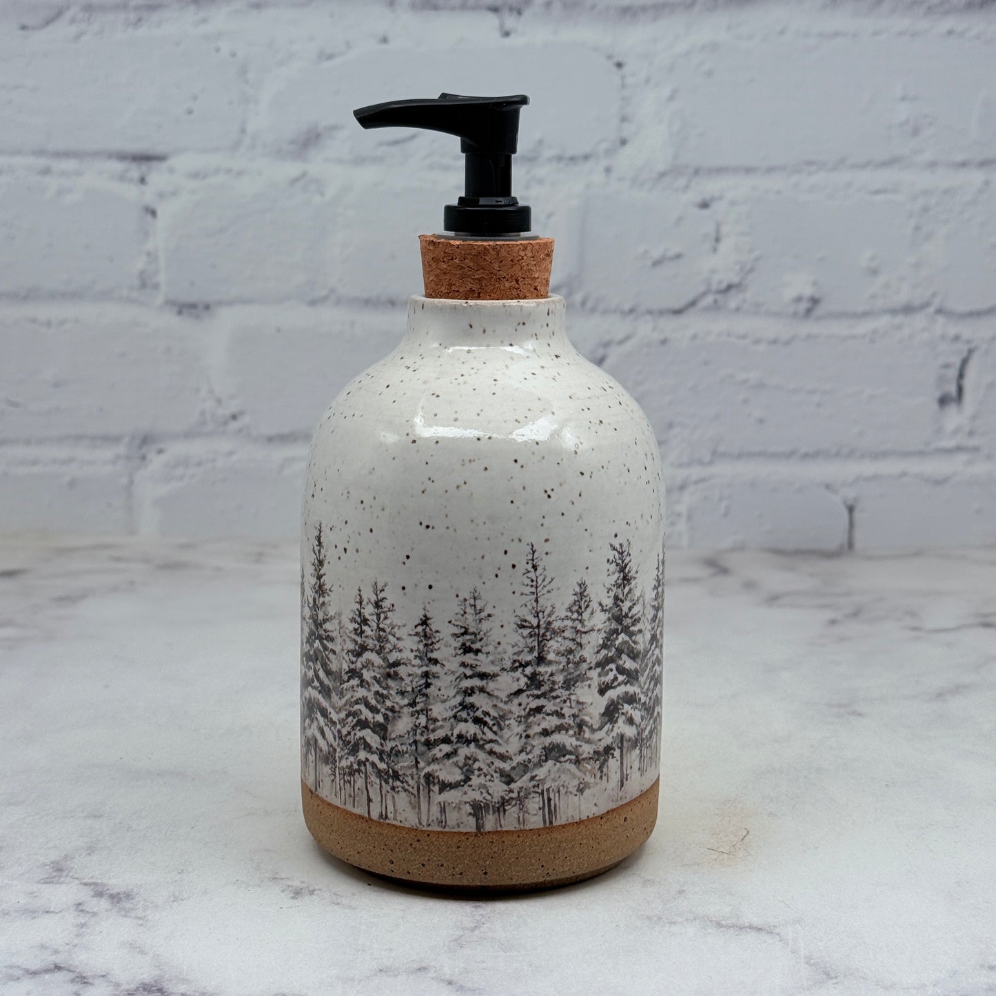 Snowy Pines Soap Dispenser 2