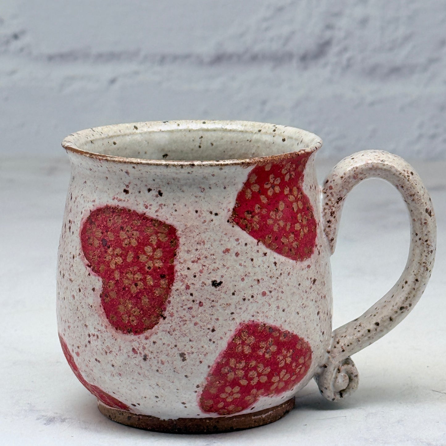Red Hearts Espresso Mug 3