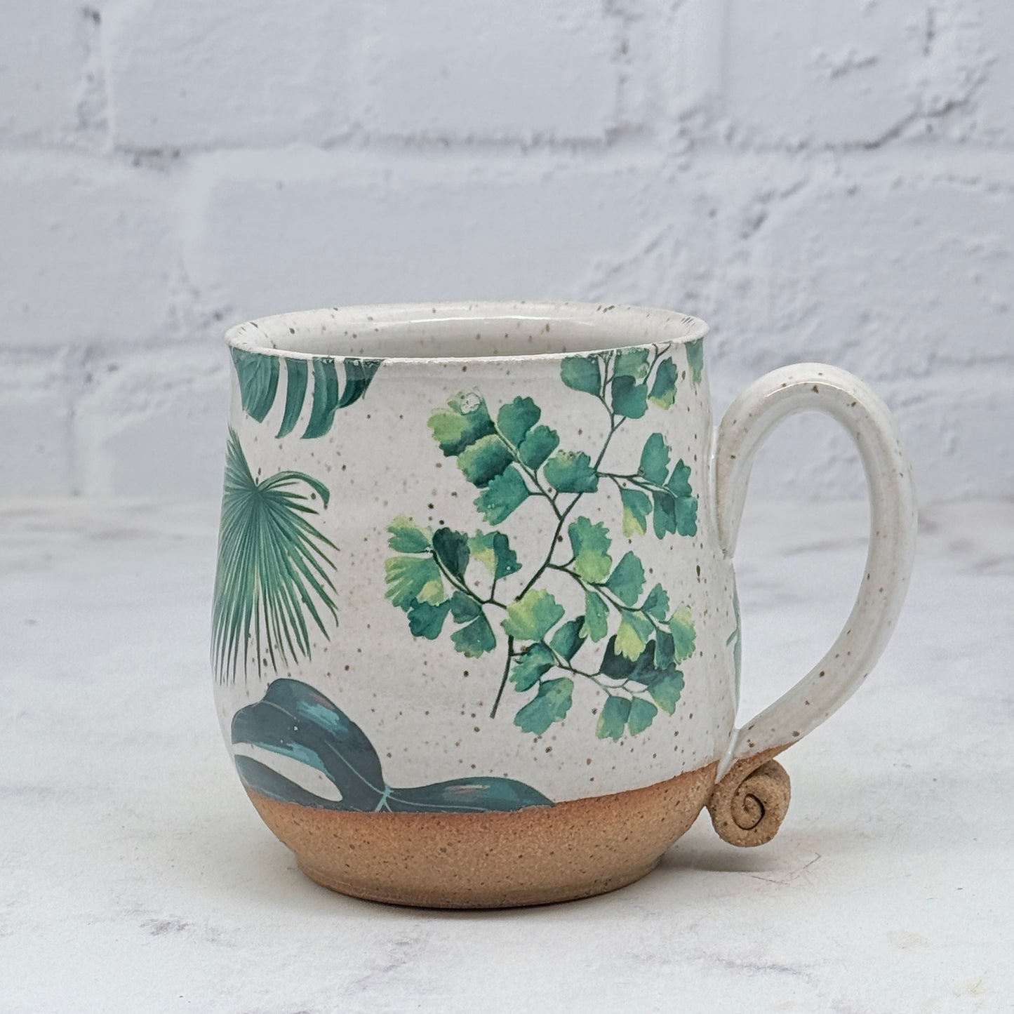 Tropical Leaves Teacup 1