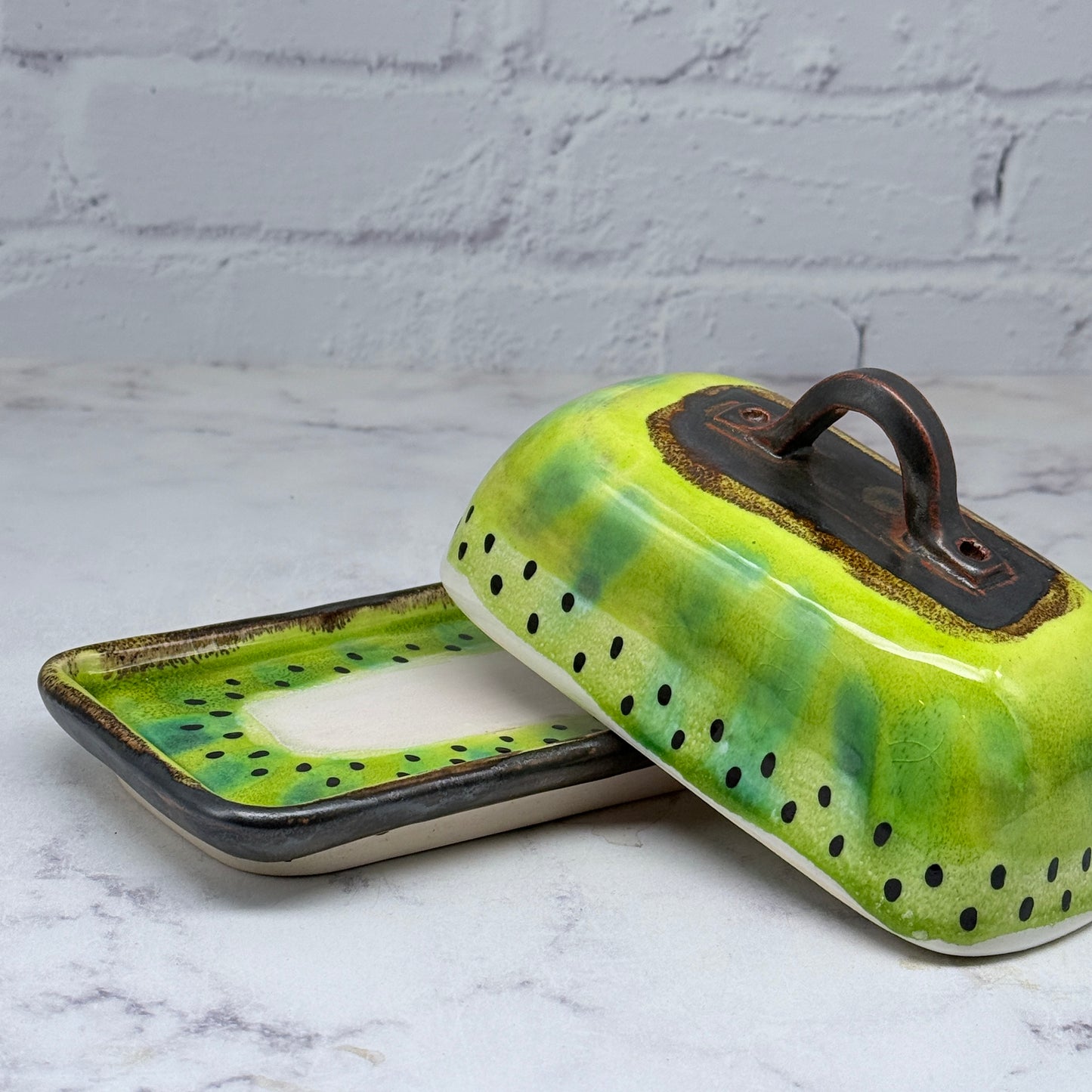 Kiwi Butter Dish
