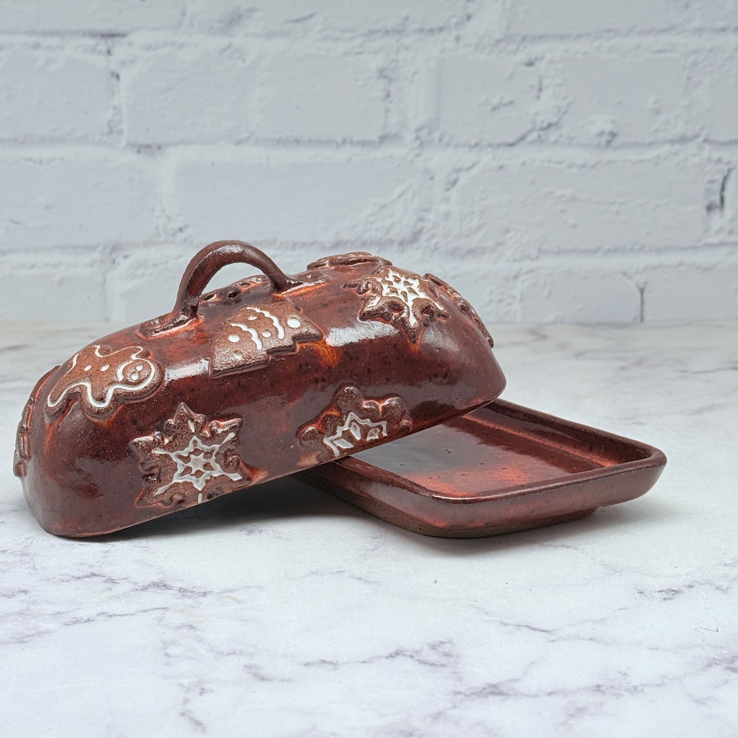 3-D Gingerbread Butter Dish 1