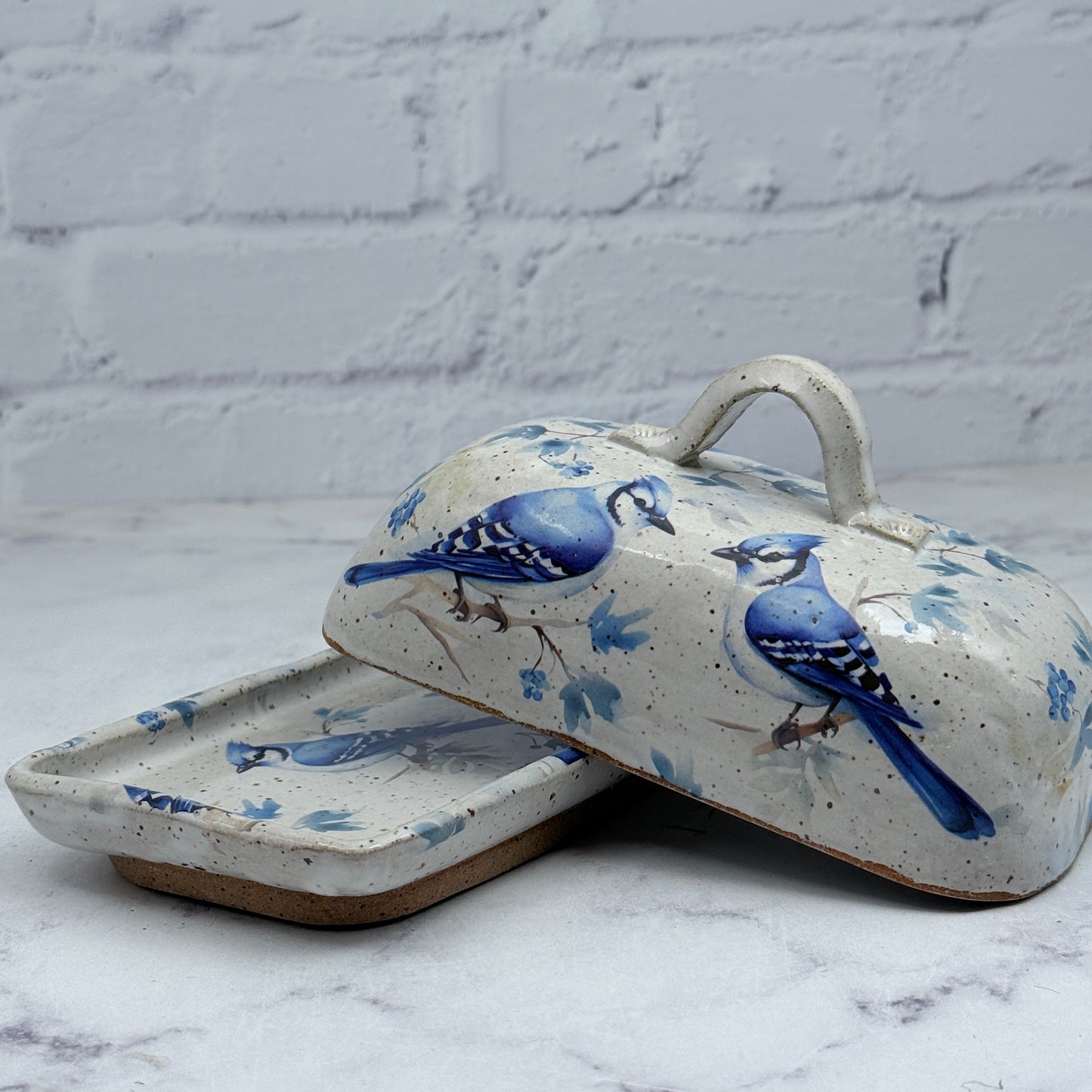 Bluejays Butter Dish