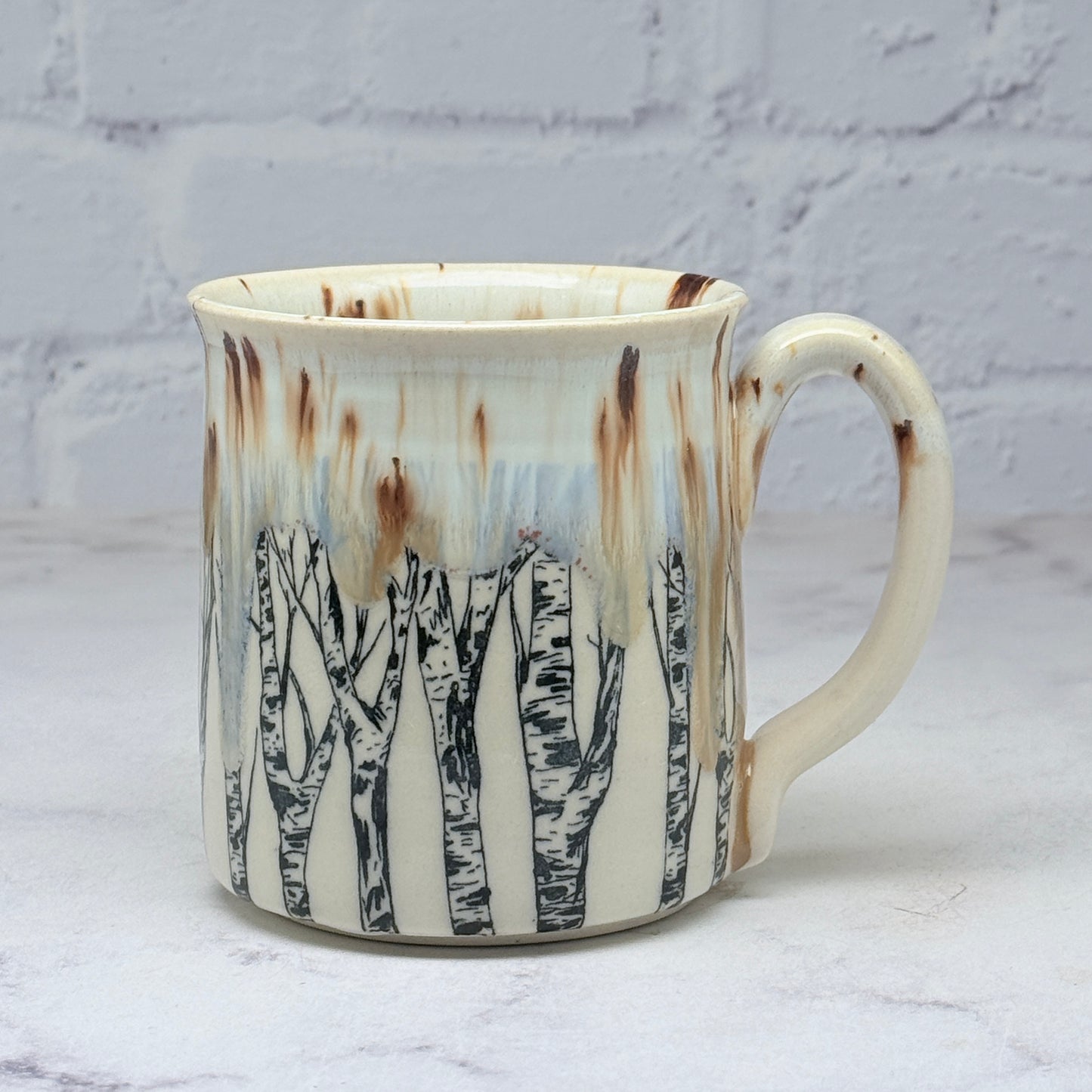 Cream with Birch Mug 2