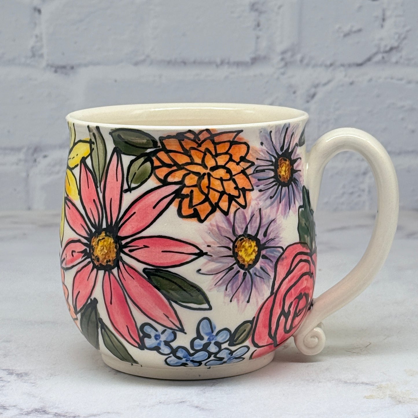 Wildflower Watercolor Mug 1