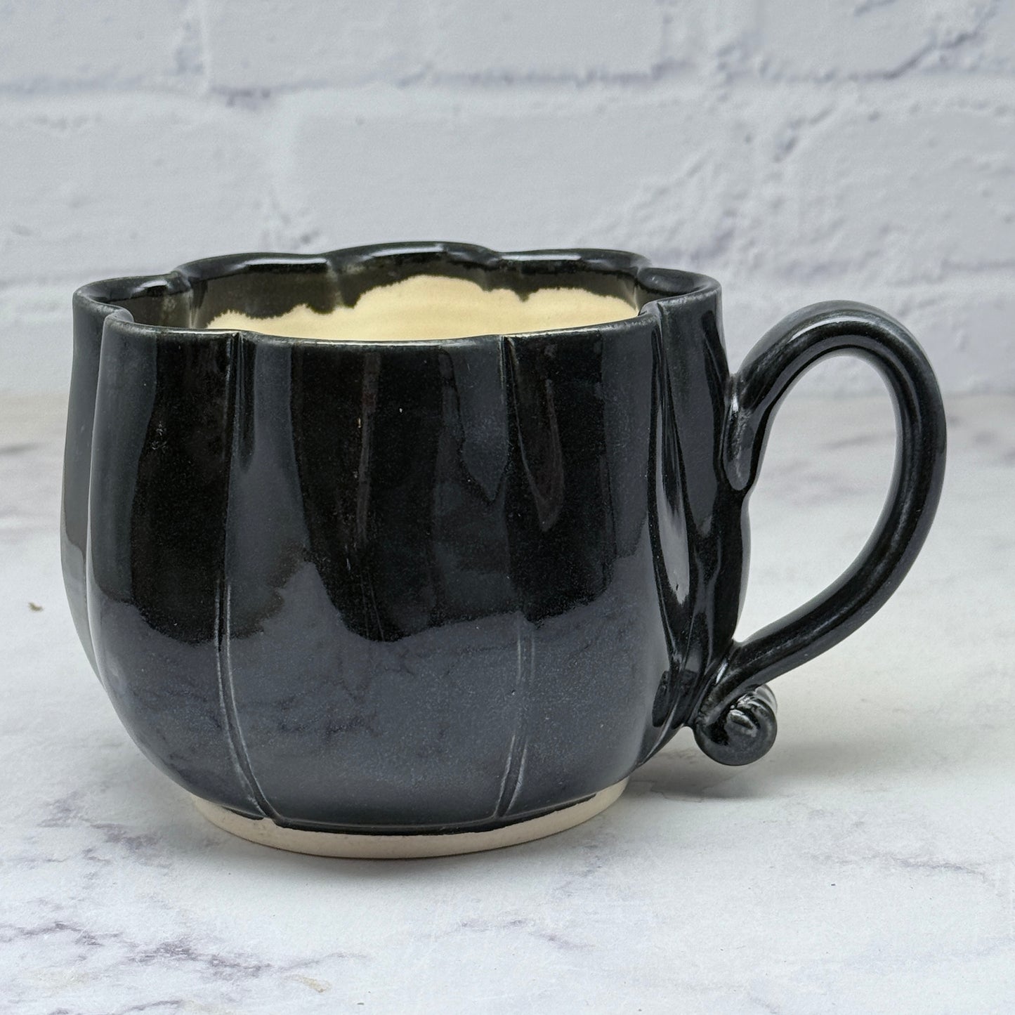 Black Pumpkin Cafe Mug 1