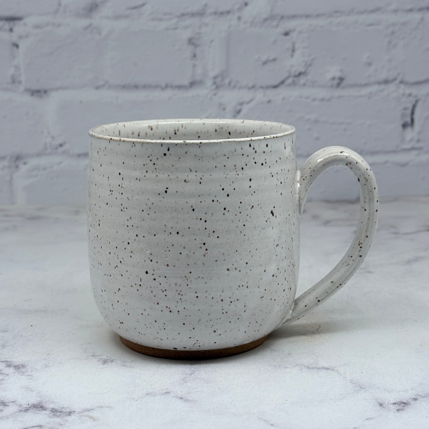 Speckled White Jack-o-Lantern Mug 3