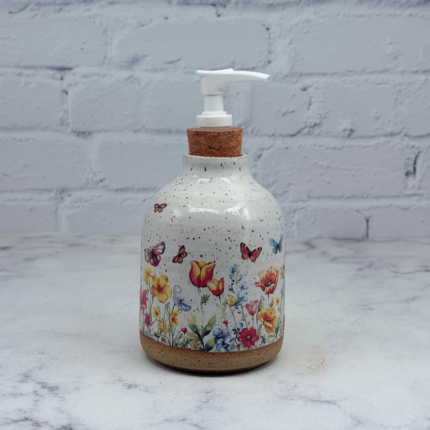 Field of Flowers Soap Dispenser