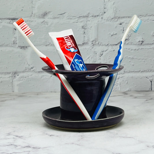 Purple Toothbrush Holder