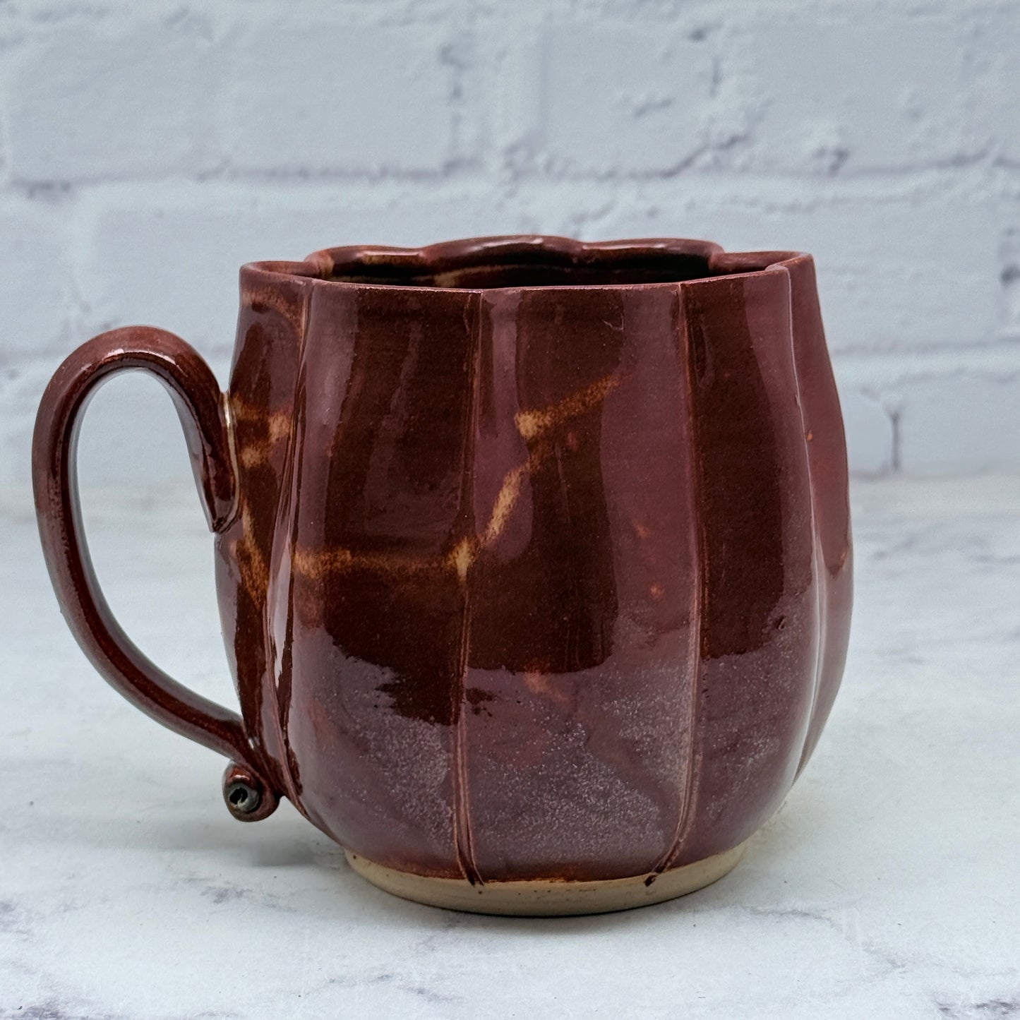 Rust Orange Pumpkin Mug