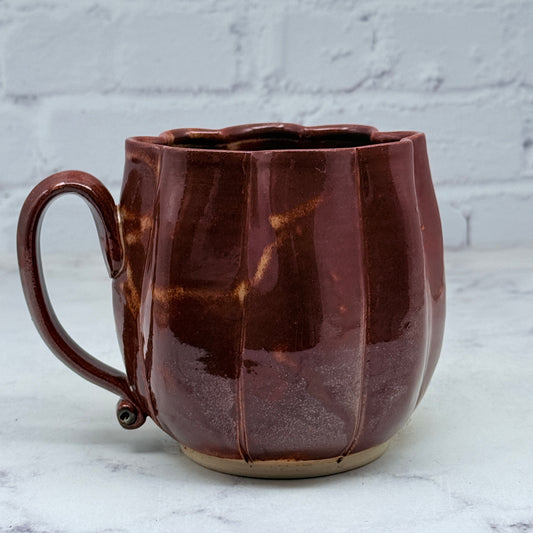 Rust Orange Pumpkin Mug