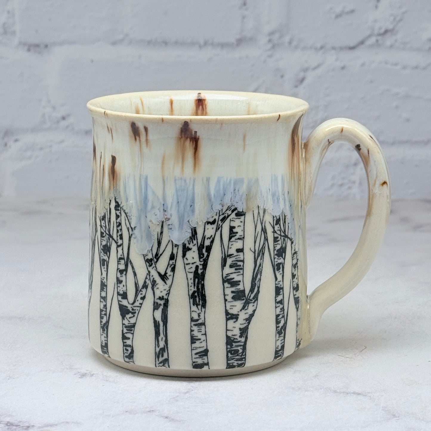 Cream with Birch Mug 1