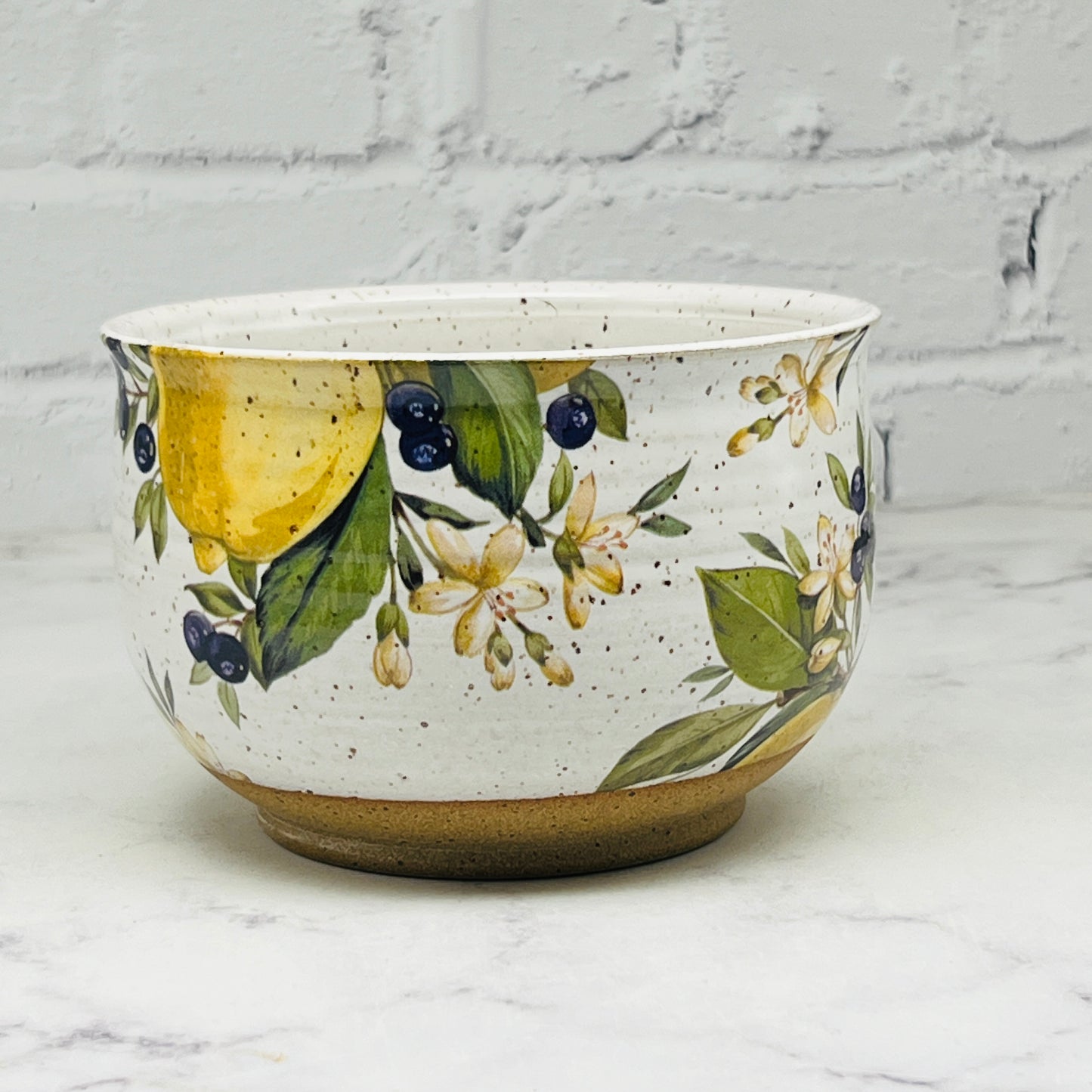 Lemons/Blueberries Small Bowl