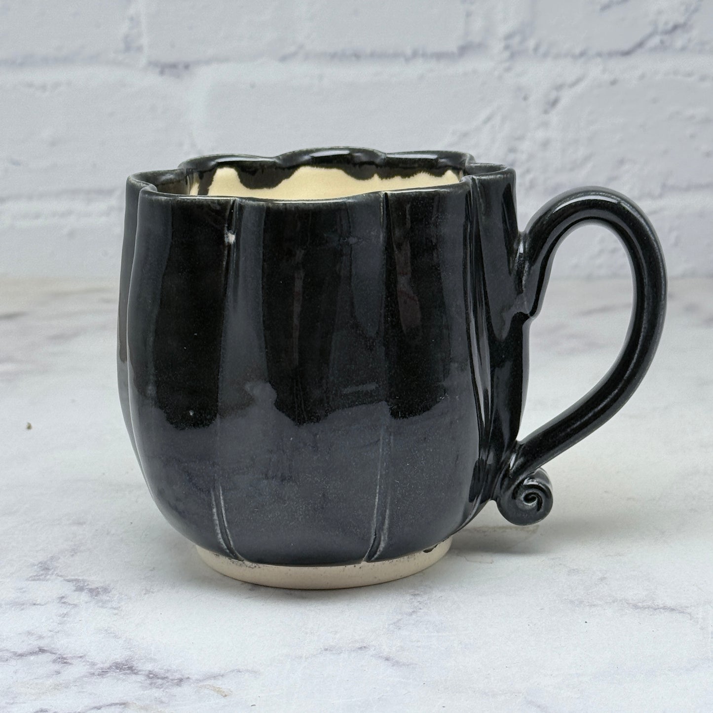 Black Pumpkin Mug 3