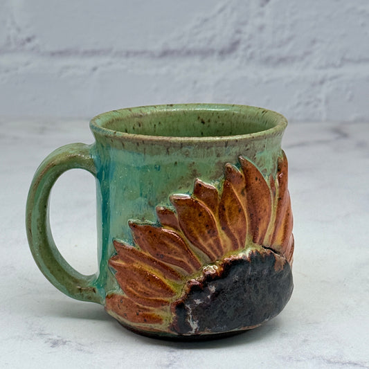 3-D Sunflower Espresso Mug 1