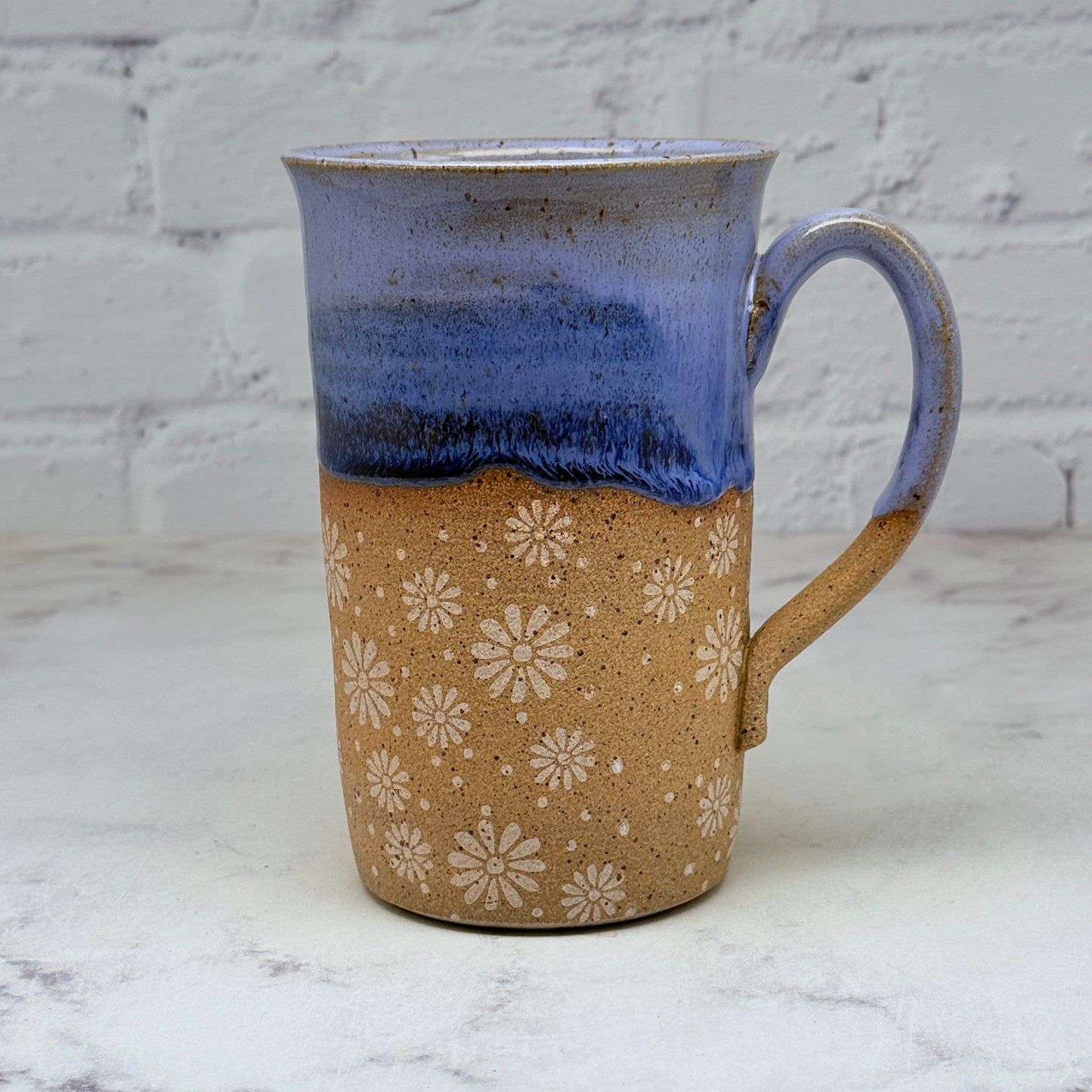 Purple with Daisies Mug