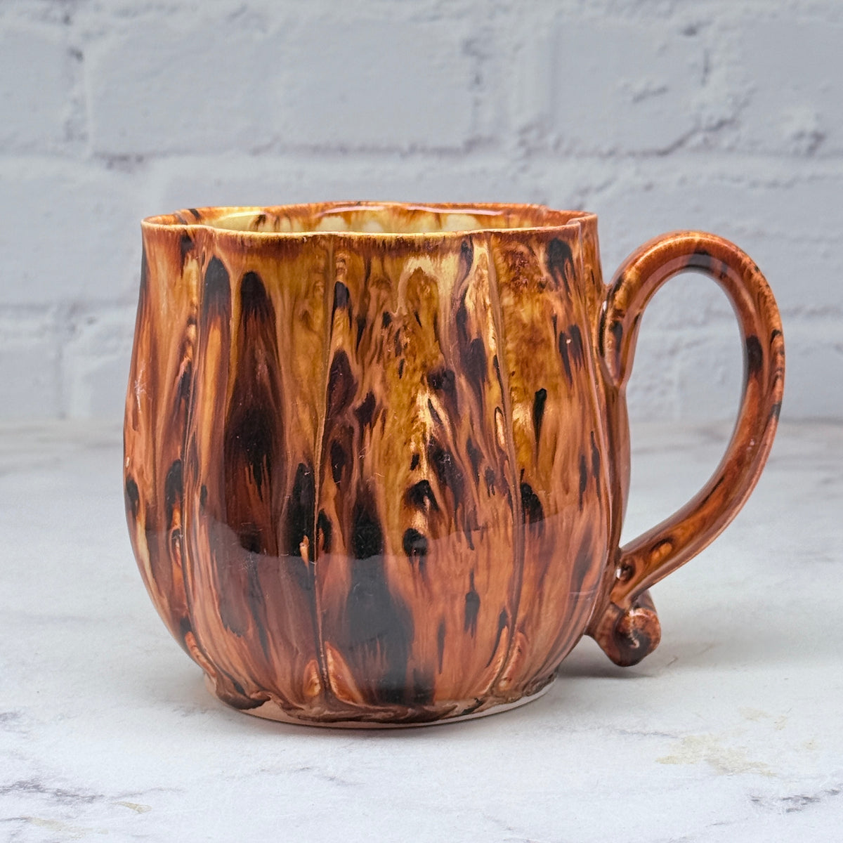 Speckled Orange Pumpkin Mug 3