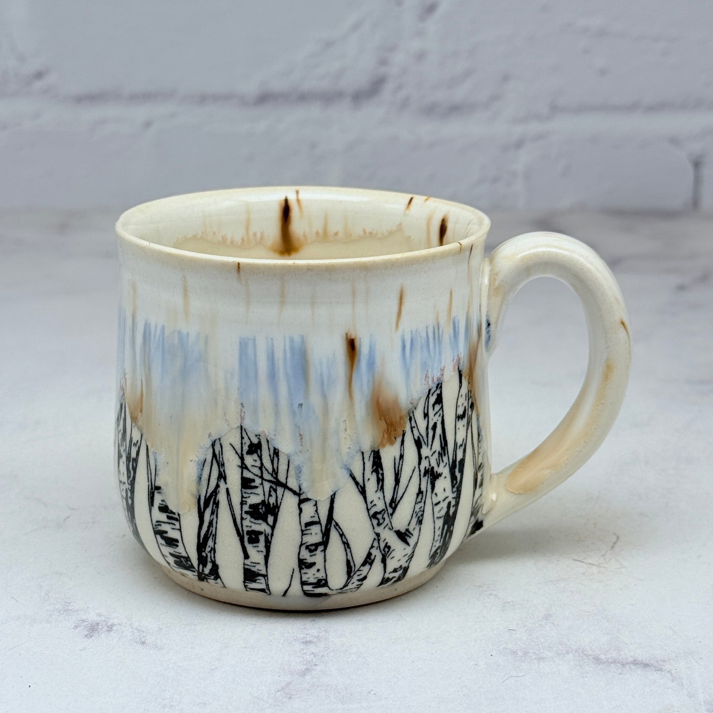 Cream with Birch Teacup 3