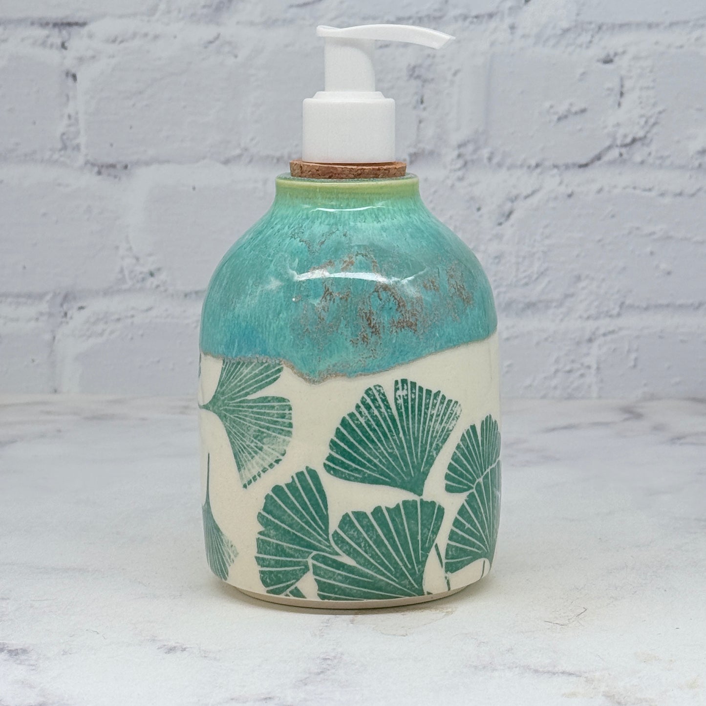 Green with Gingko Soap Dispenser
