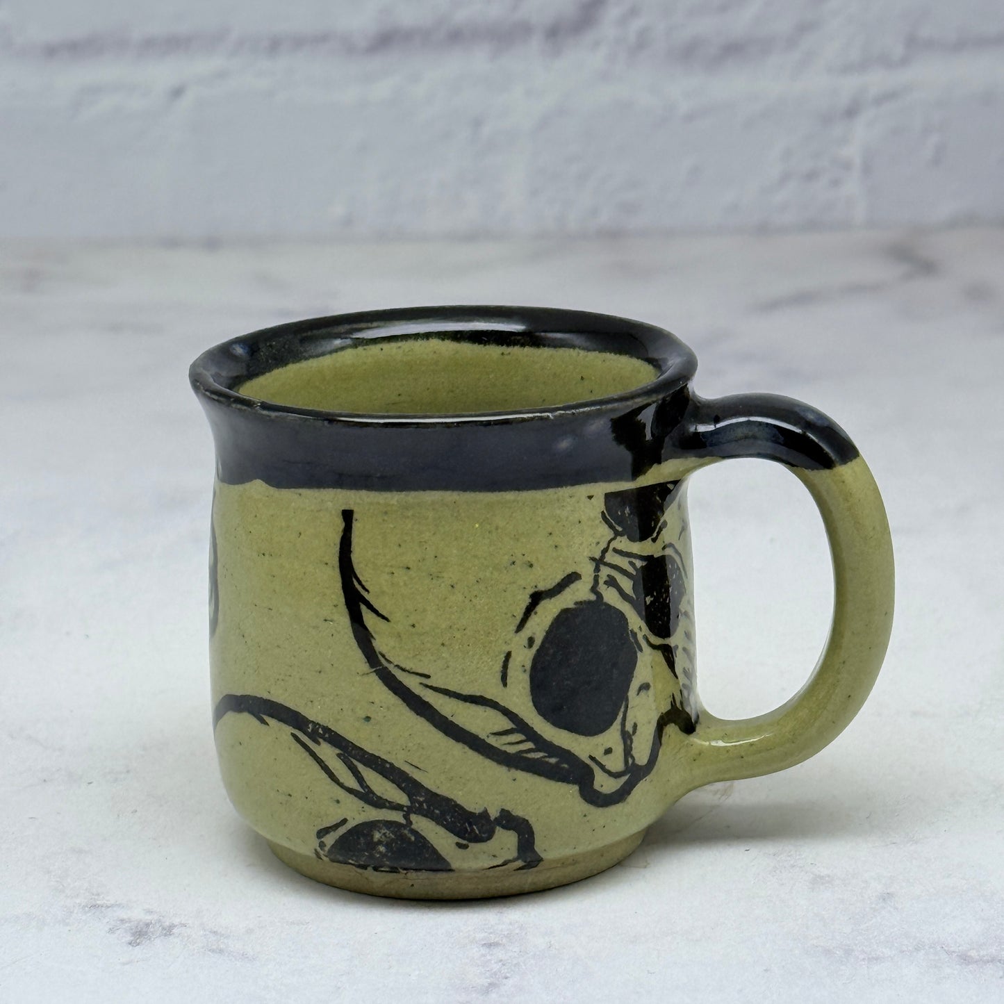 Black& Green Halloween Espresso Mug 2