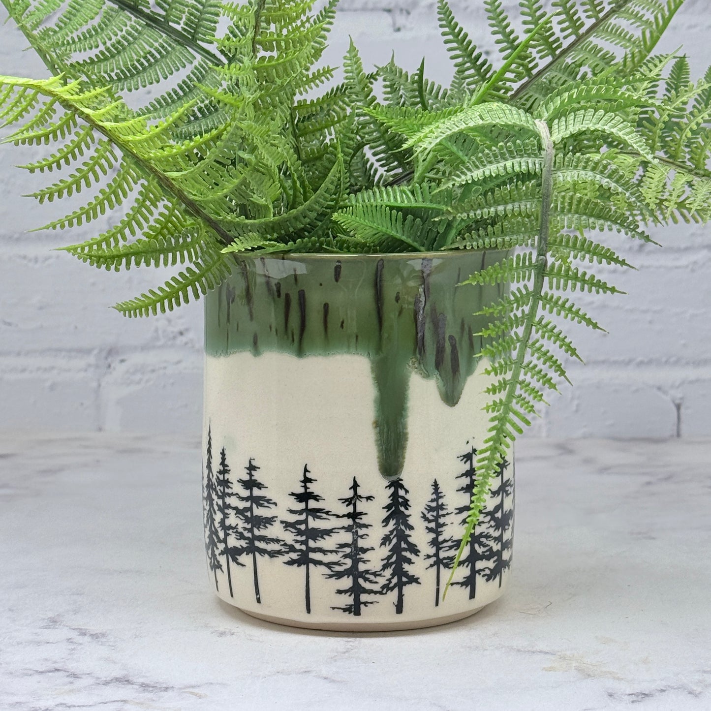 Green with Pines Container 3