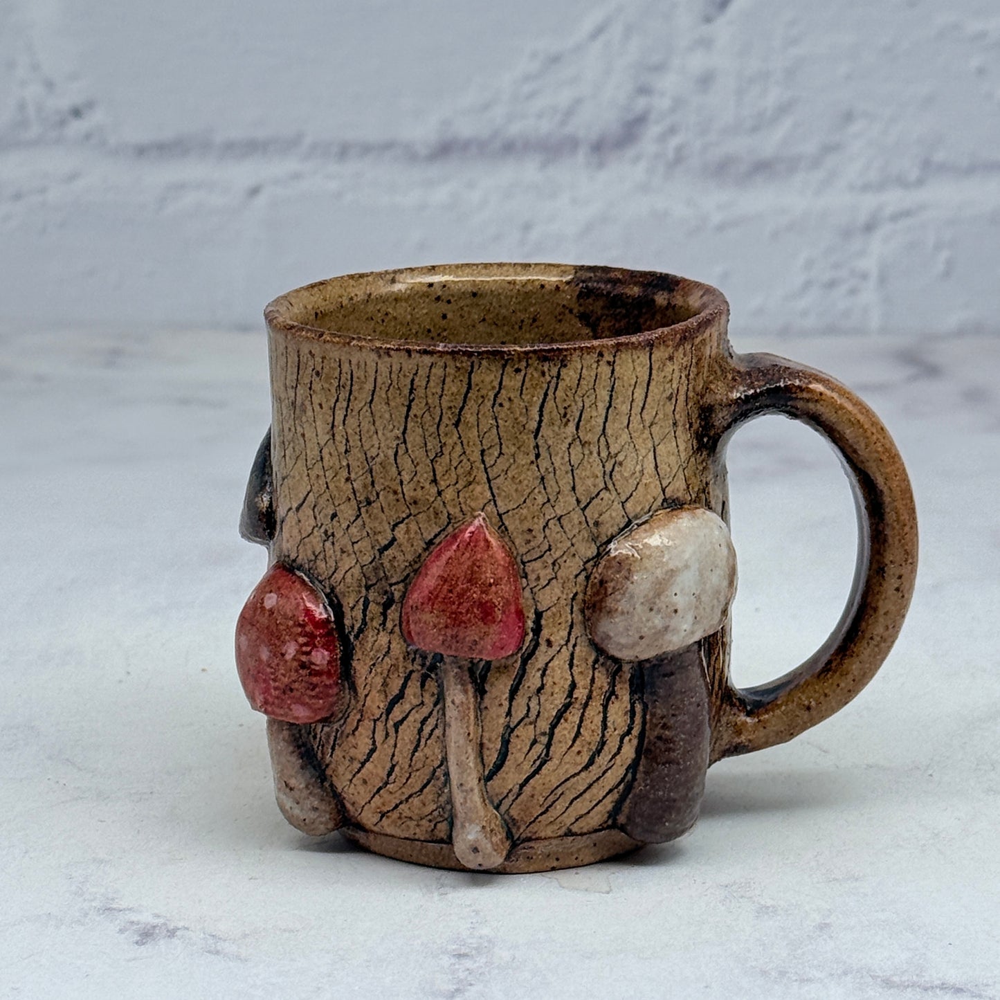 3-D Mushrooms Espresso Mug