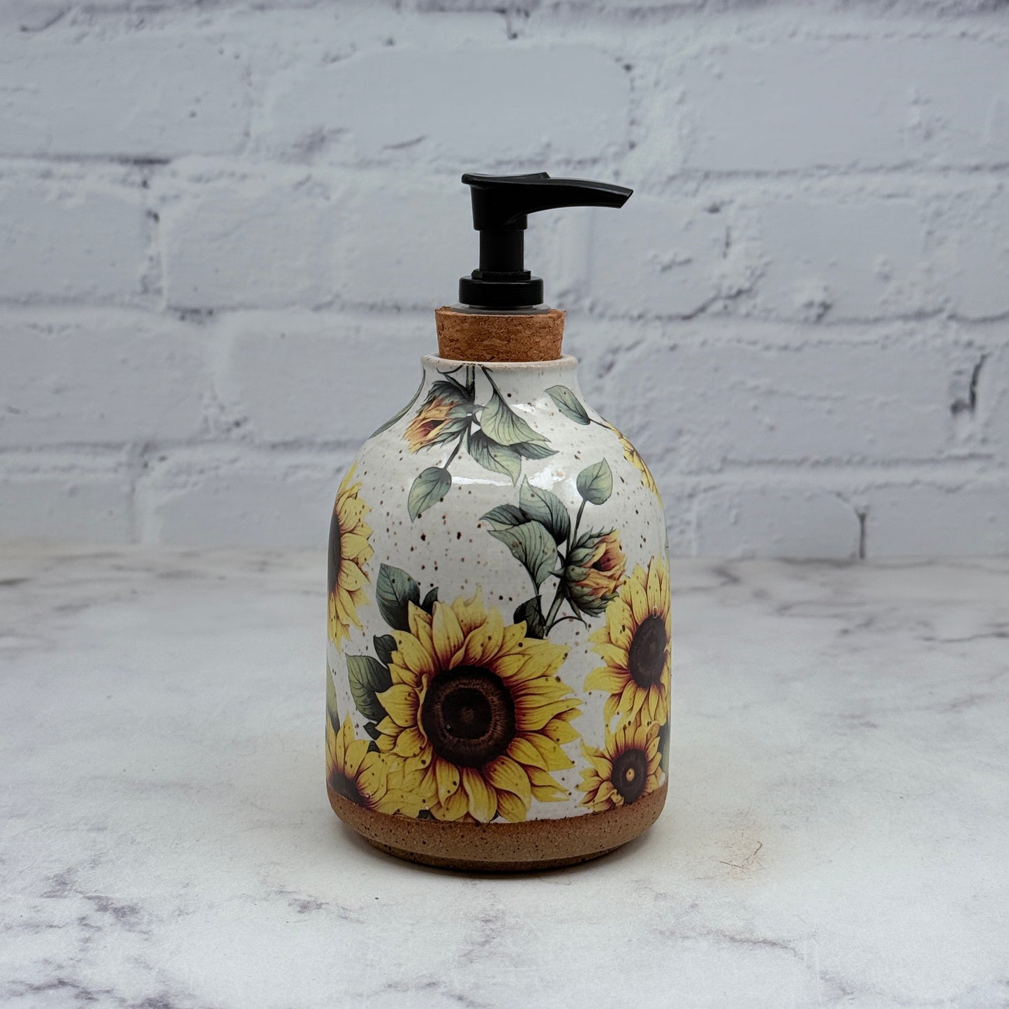 Sunflowers Soap Dispenser