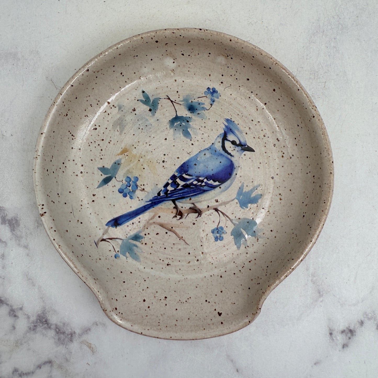 Blue Jay Spoon Rest