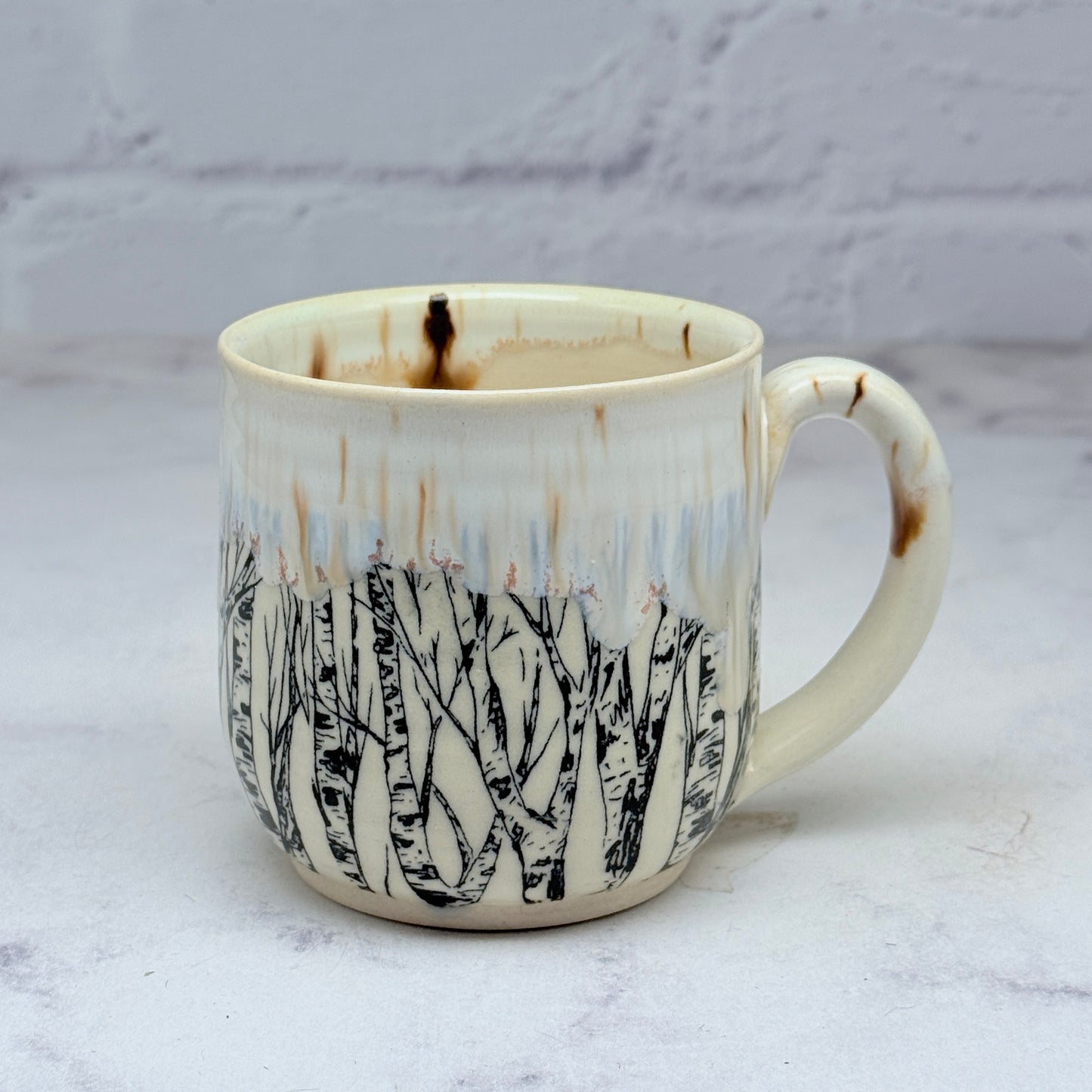 Cream with Birch Teacup 2