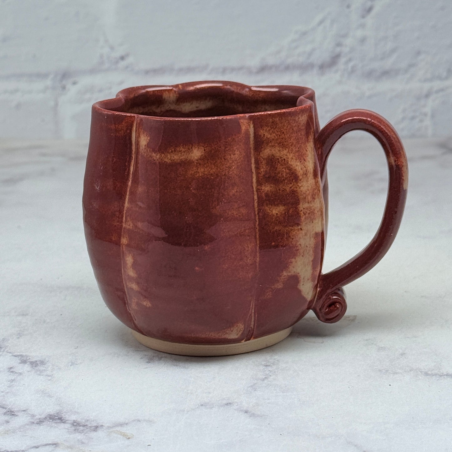 Rust Orange Pumpkin Teacup 2
