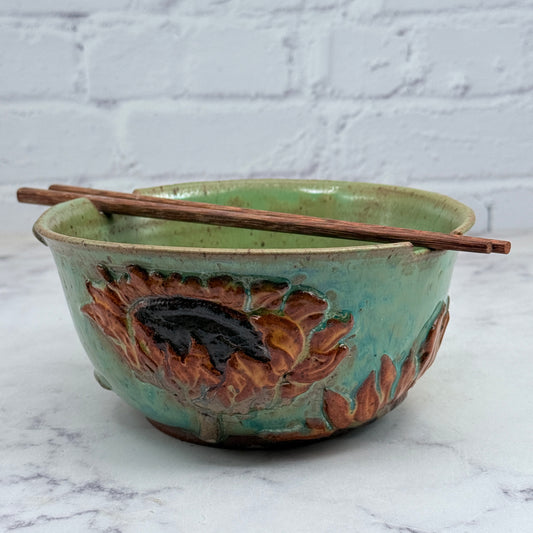 3-D Sunflower Chopstick Bowl 2